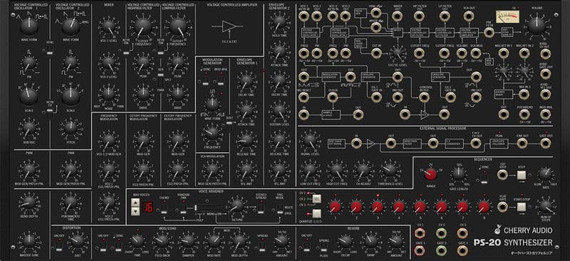 Cherry Audio PS-20 Polyphonic Synthesizer
