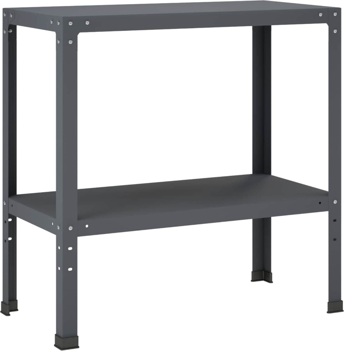 vidaXL Table de rempotage 100 x 40 x 80 cm Acier enduit de poudre