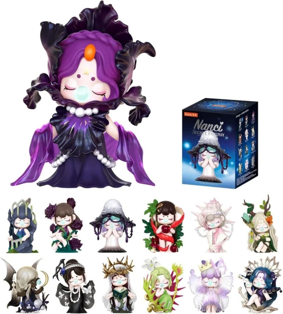 Robotime Nanci Secret Fantasy Blind Box Figure Mystery Collectible Art Toy for Women Random Anime Character Figurine for Display