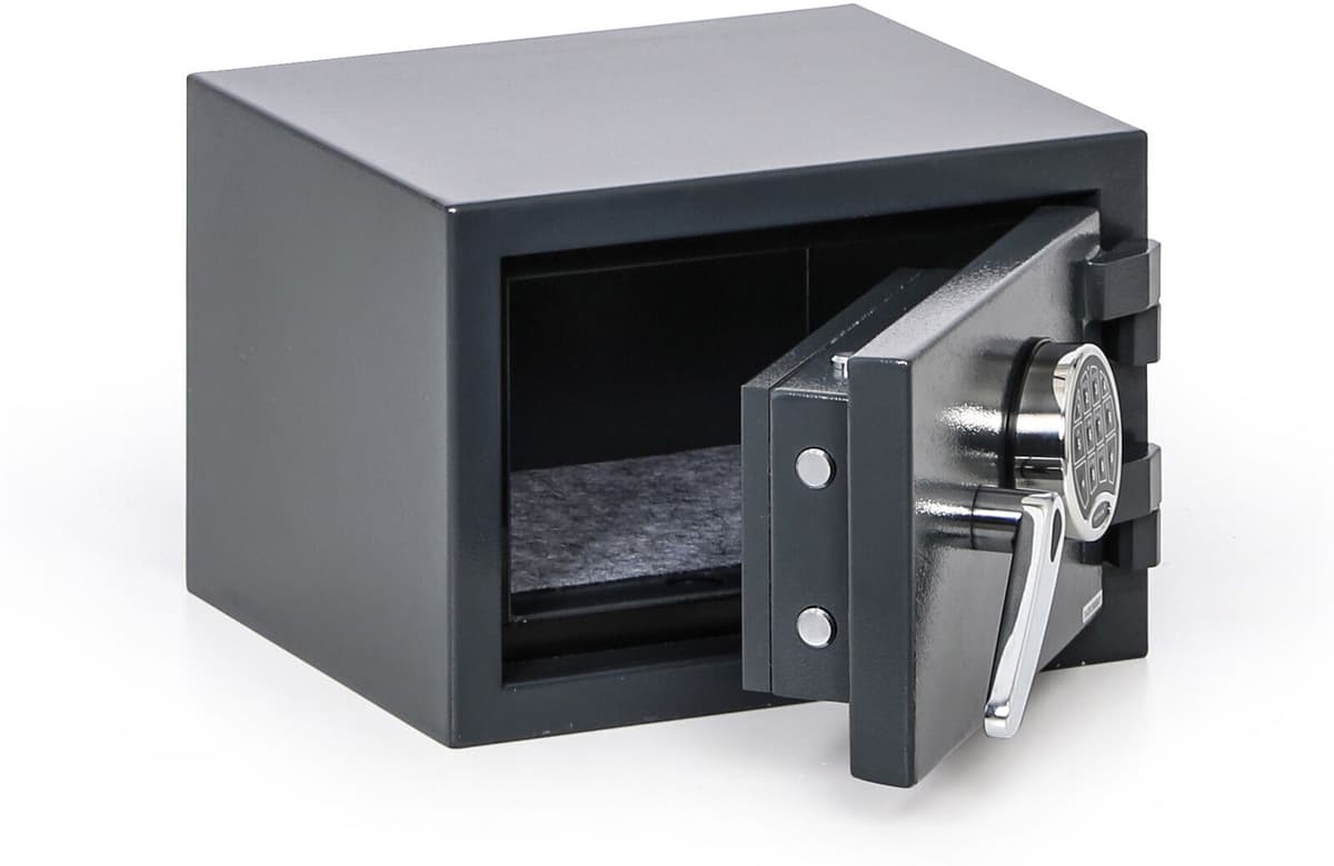 B2B Partner Ohnivzdorný nábytkový trezor s elektronickým zámkom, trieda S2, 280 x 400 x 340 mm