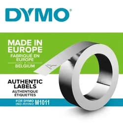 DYMO® Original IND-Prägeband für Rhino M1011, 12mm x 4,80m, Aluminium, nicht haftend