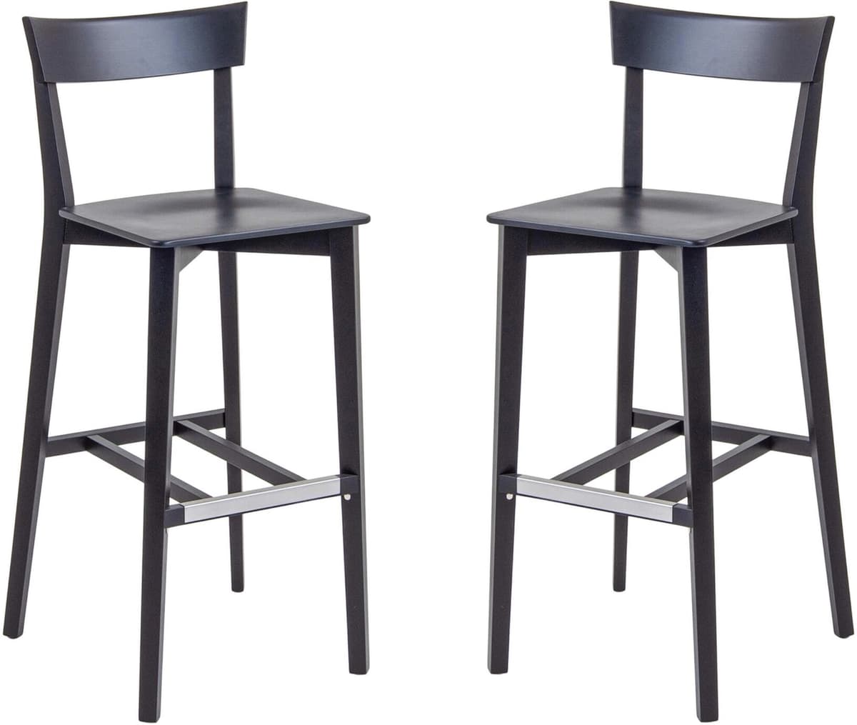 Sitzplatz Barista - Set a 2Stk.  Schwarz