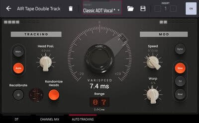 AIR Music Technology Tape Double Track