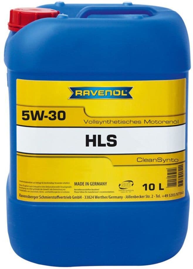 Huile moteur RAVENOL 1111119 Cleansynto HLS 5W30 10L