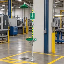 HAWS Freistehende Körper-Notdusche 8320 AXION Höhe 240 cm für allgemeine industrielle Anwendungen