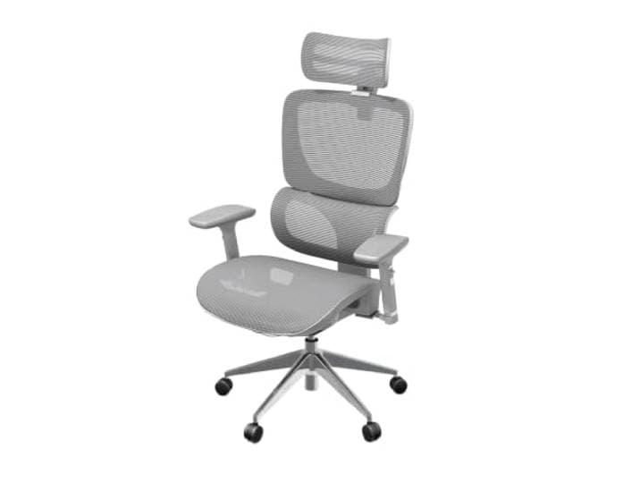 Ergolutions ergonomischer Bürostuhl – Senta FX Mesh Schreibtischstuhl – atmungsaktives Meshgewebe – Kopfstütze – 7 Jahre Garantie