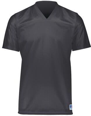 Russell Athletic R0593M Solid Flag Football Jersey T-Shirt in Stealth size 2XL   Polyester