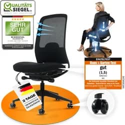 VALKENSTOL M4 - Bürostuhl ergonomisch, modern und stylish - Essential