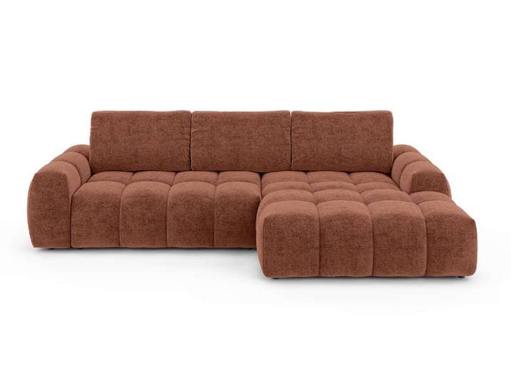 Ecksofa GOODPRODUCT AZITA L-Form, 270 cm - OTTO. Verlässliche Qualität. , terra, B:270cm H:84cm T:166,5cm, 100% Polyester, Sofas, Ecksofa, wahlweise als Schlafsofa m. Bettkasten, Bubble-Optik