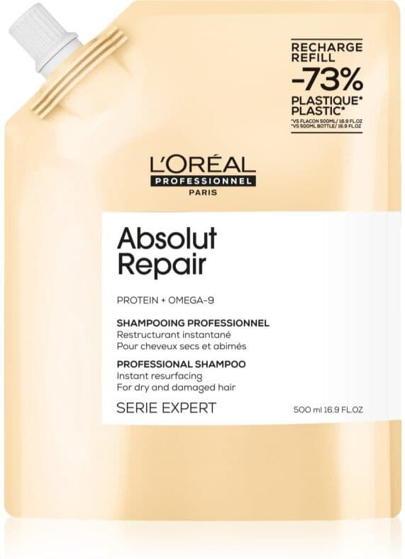 L’Oréal Professionnel Serie Expert Absolut Repair shampoing régénérateur en profondeur pour cheveux secs et abîmés 500 ml