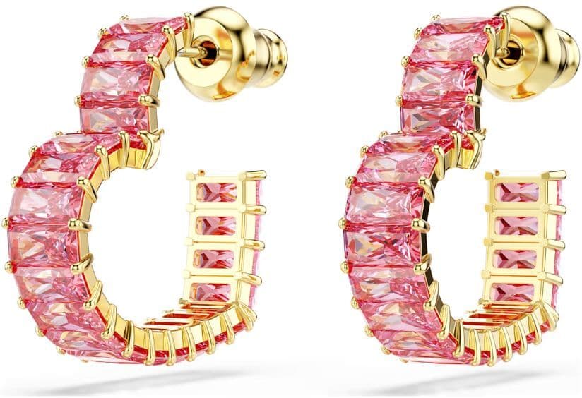 Swarovski Matrix korvakorut, keltakullanväri ja pinkit kristallit 5706340