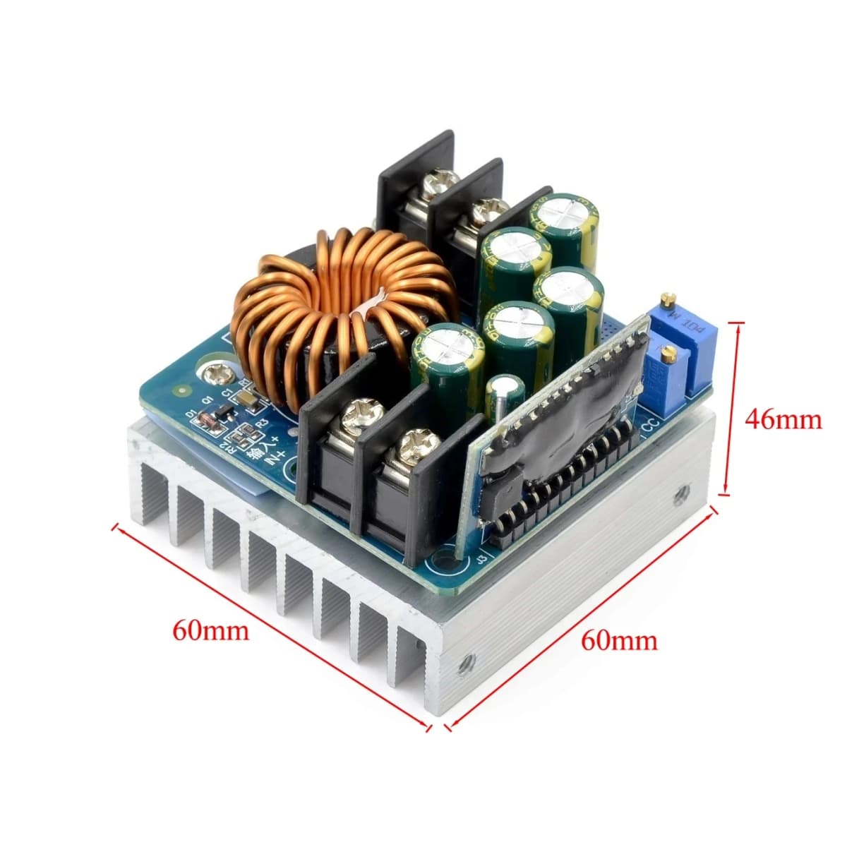 Stlxy DC-DC 400W 15A Step Down Buck Converter DC 10V-60V zu 0-45V Konstantspannung Konstantstrom Einstellbares Netzteilmodul