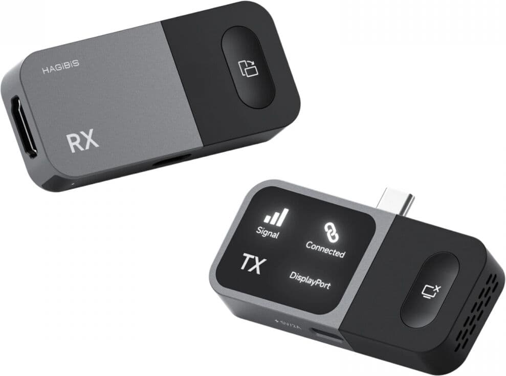 Hagibis Trådløs Skjermadapter Usb-C-Sender Og Hdmi-Mottaker
