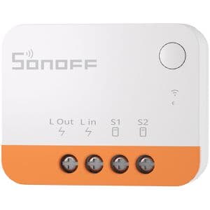 Sonoff Schaltaktor ZBMINIL2 ohne Neutralleiter, für Smart Home, 1 Kanal, bis 6 Ampere, Unterputz, ZigBee