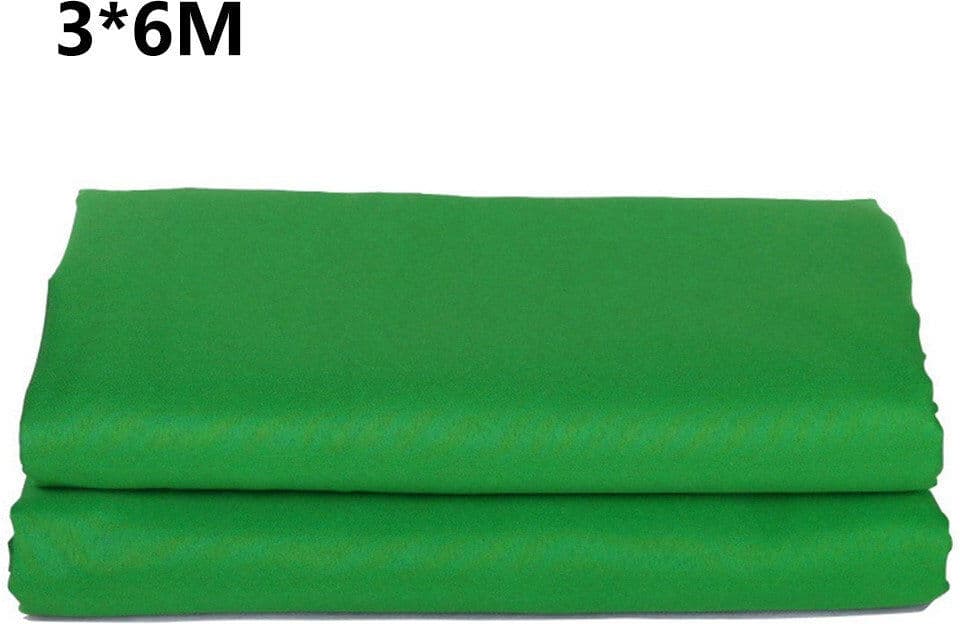 TABLETCOVERS.DK 3 x 6 m Green Screen Baggrund - Grøn