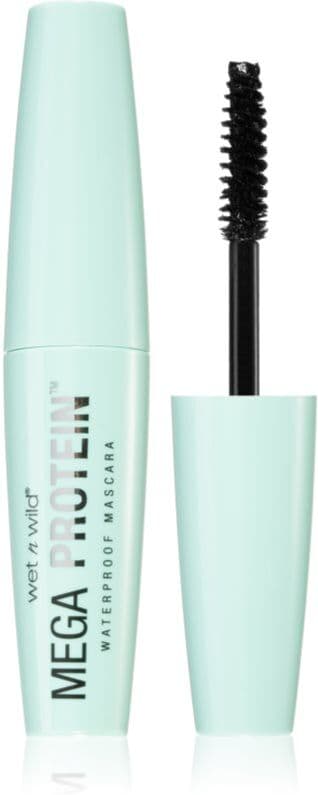 Wet n Wild MegaProtein Waterproof odżywczy tusz do rzęs wodoodporna odcień Very Black 6 ml