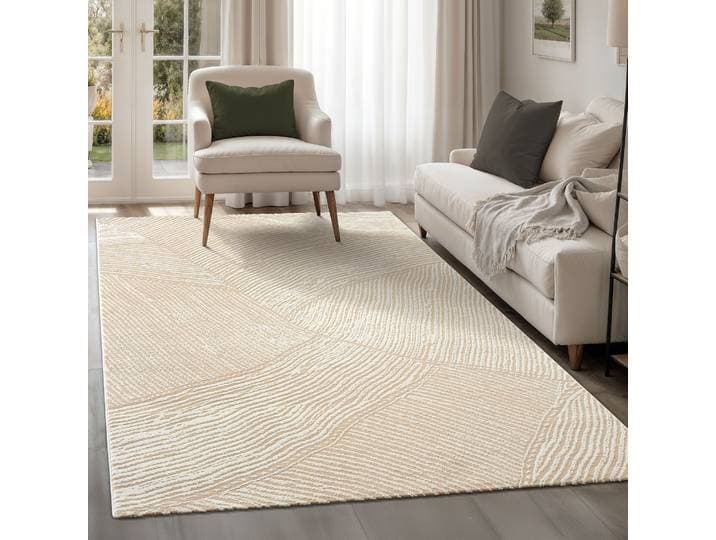 Sanat Hera 3401, auch als Läufer erhältlich rechteckig 11 mm Höhe Kurzflor, modern, Wohnzimmer, Schlafzimmer, fussbodenheizungsgeeignet