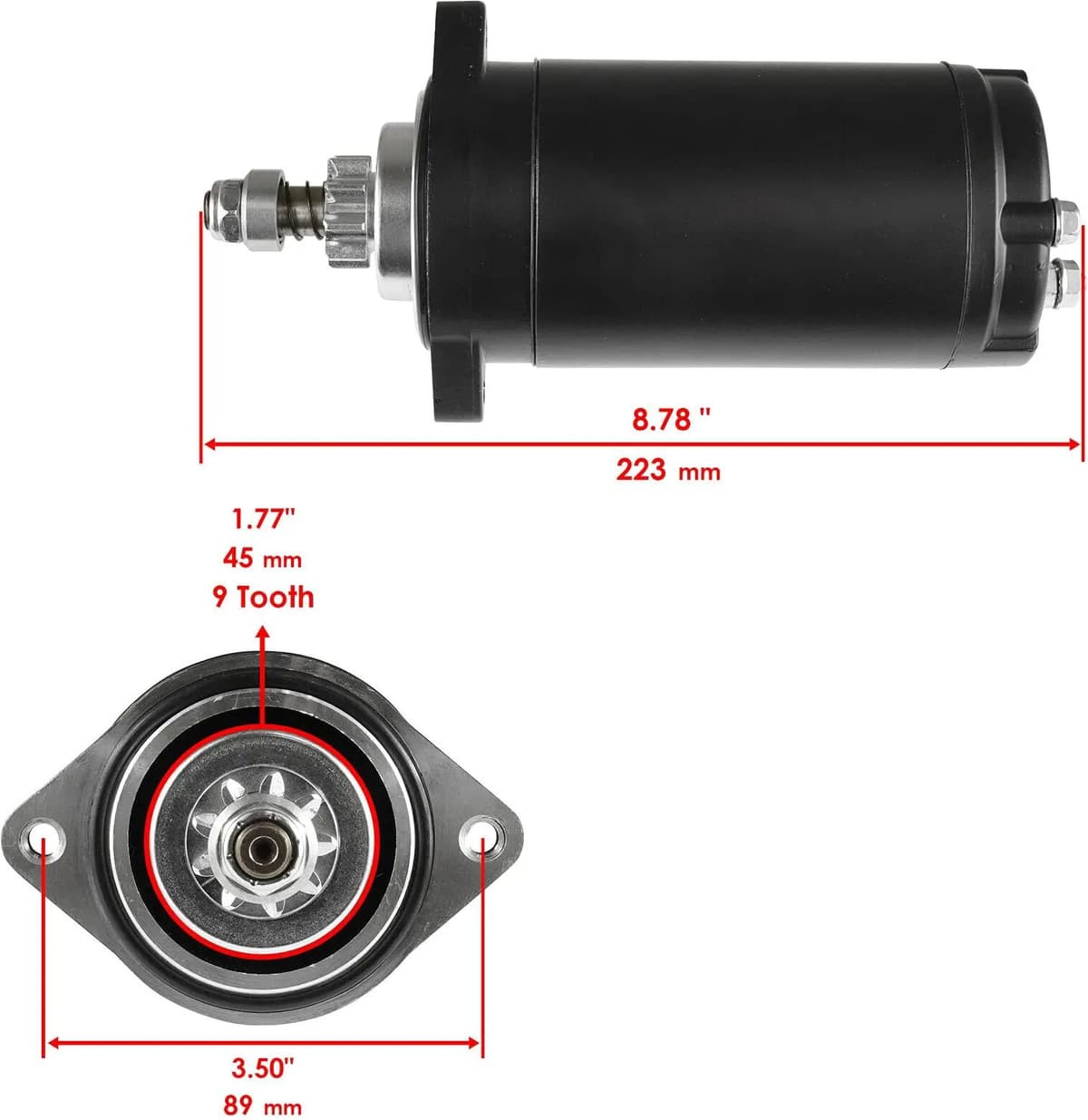 NONE Starter Motor for Kawasaki Jet Ski JS440 JS400 JS550 550SX 440cc 550cc Personal Watercraft 21163-3002-YR 21163-3003YR