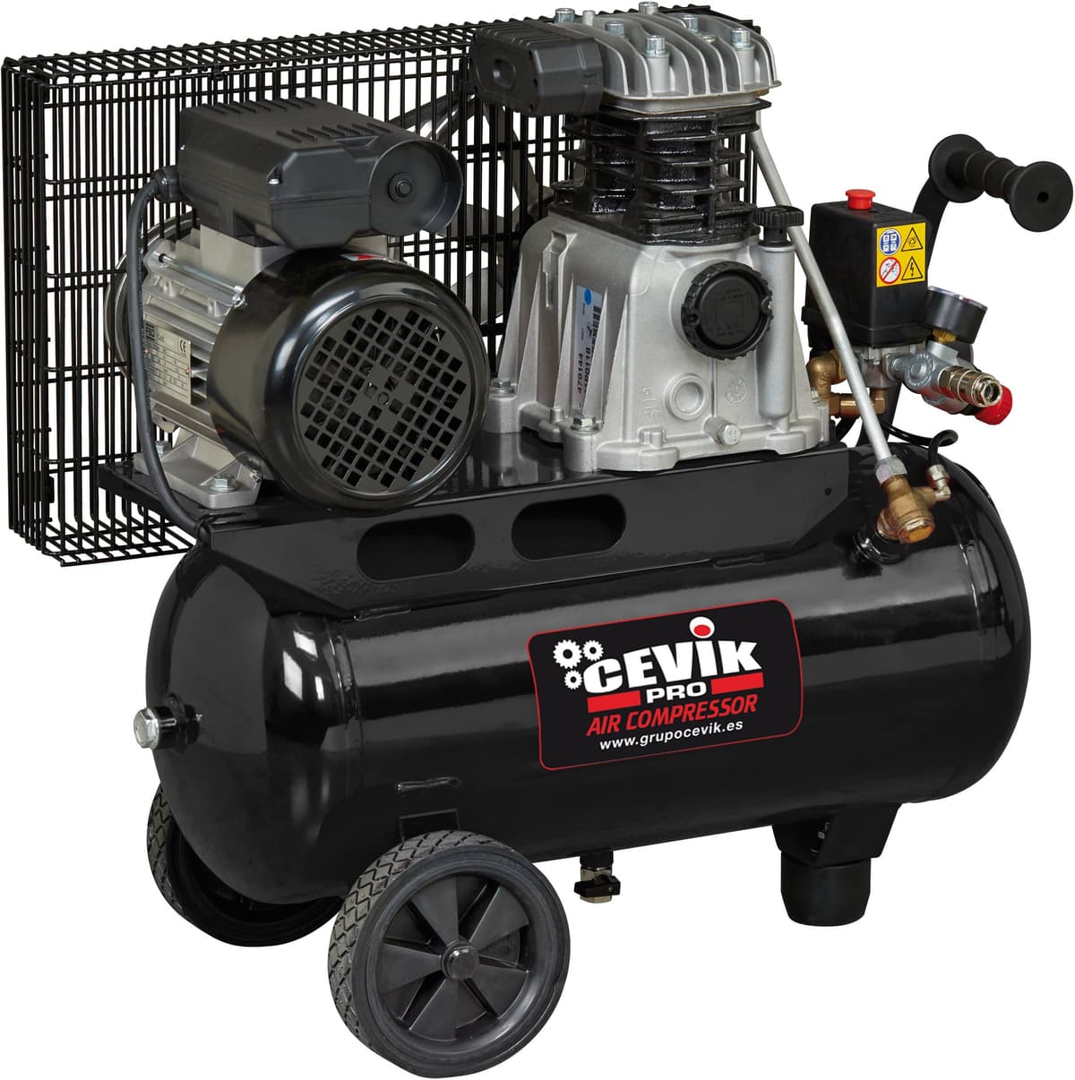 Compressor de correia 25L 3 HP 230V Cevik PRO CA-PRO25-3MF