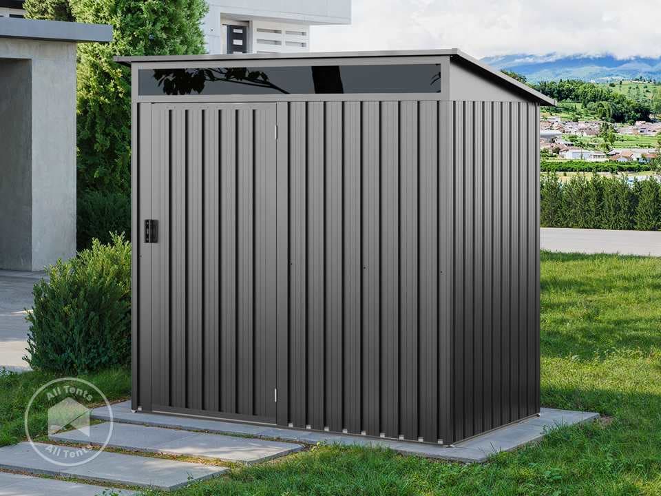 PRIMEYARD 180 x 100 cm Garden shed, pearl grey - (GFPV01007)