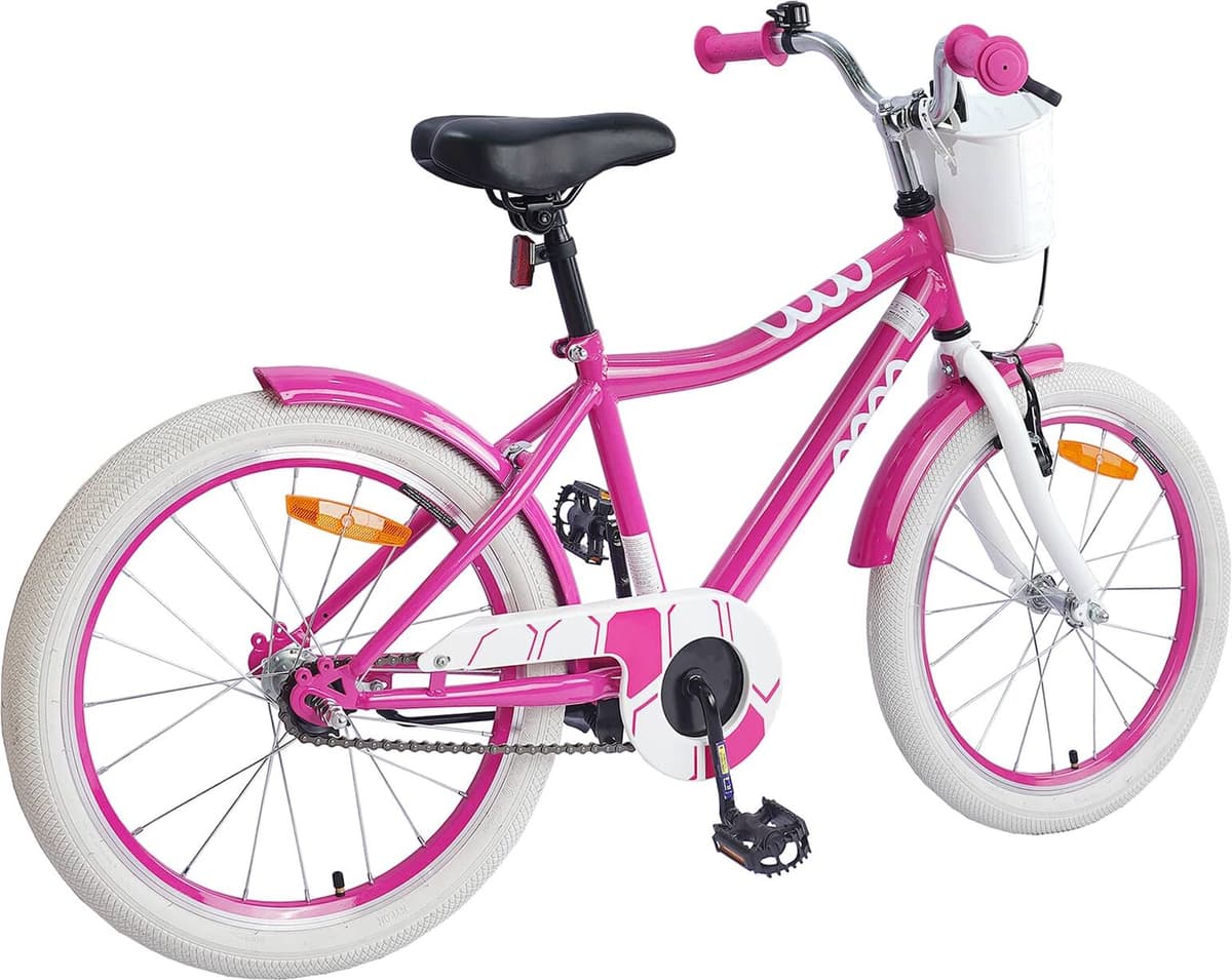 vidaXL Vélo pour Enfants 18 Pouces pour les 5-7 ans Rose