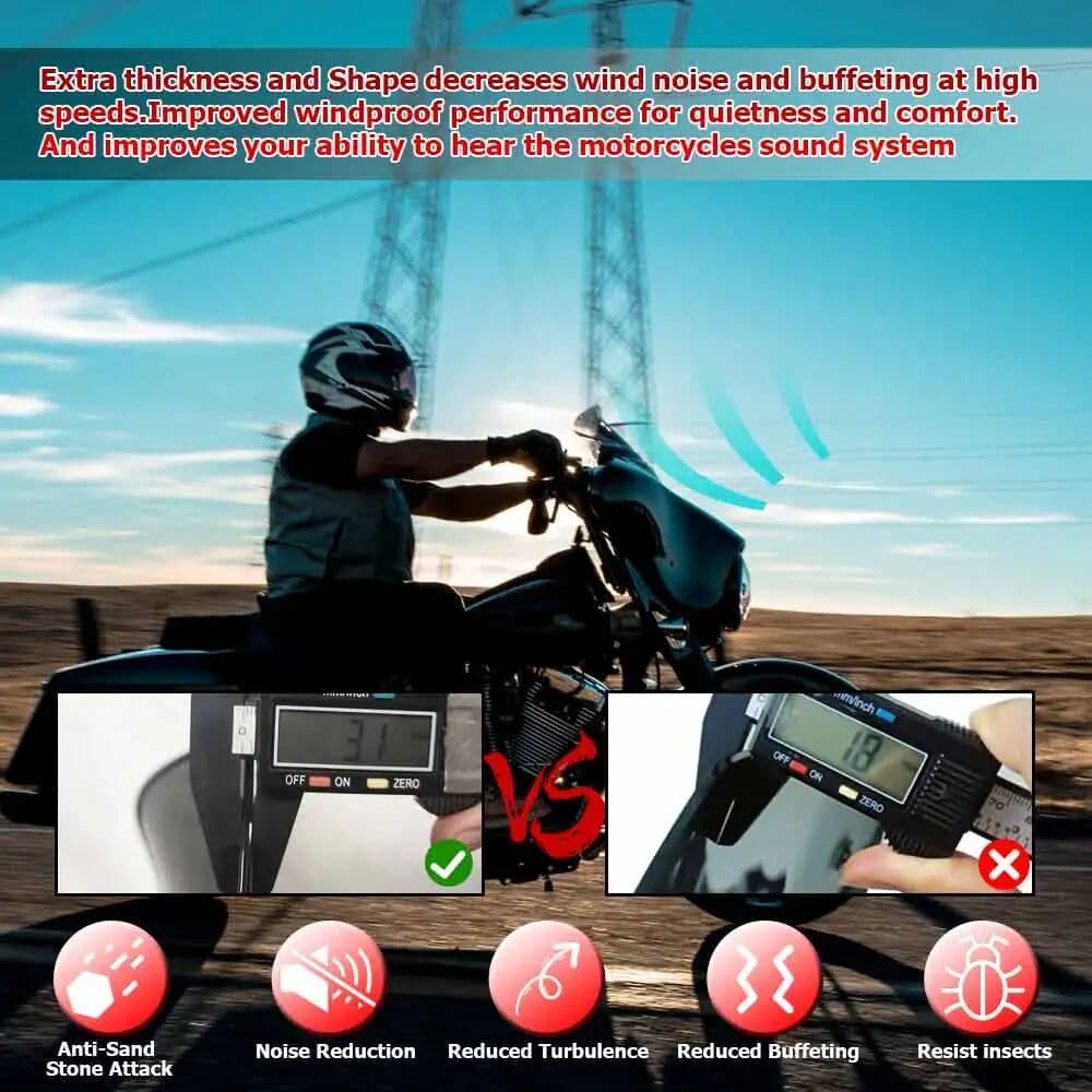 TrichTu Mount 9 inch Windshield Motocycle Front Windscreen Wind Deflectors Moto Accessories For Harley Touring Electra Street Glide 2014-2023