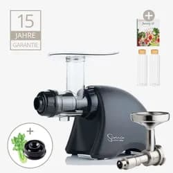 Sana 707 Entsafter - Schwarz, Sana 707 + Ölpresse