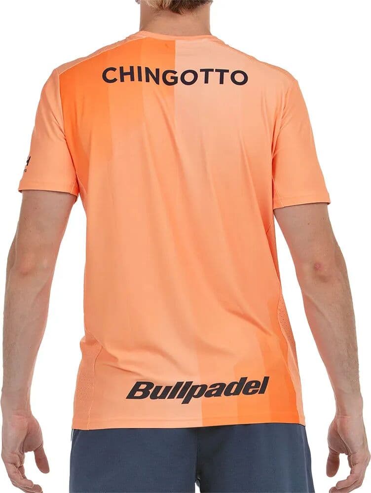 Bullpadel Camiseta De Manga Corta Chingotto 25v Papaya L