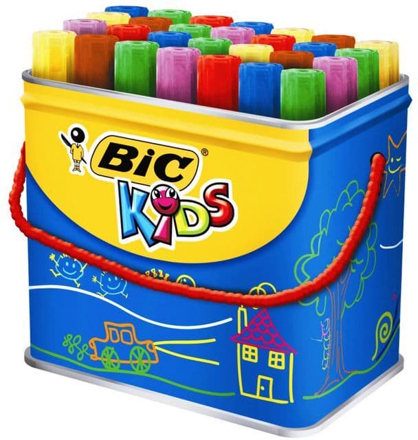 BIC Märkpenna, KiDS Decoralo, extra bred spets på 2,3mm, vattenbaserat, olika färger 30/fp