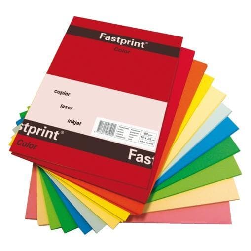 Quantore Kopierpapier Fastprint A4 160gr 10 Farben x5 Blatt (A4, 5 Blätter, 160 g/m²) (59957050)