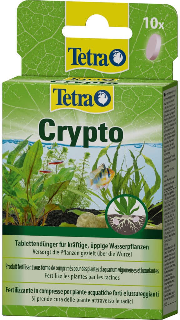 10 Tablet Tetra Crypto Compresse di Fertilizzante per una Crescita Rigogliosa e Sana delle Radici delle Piante Acquatiche in Acquario