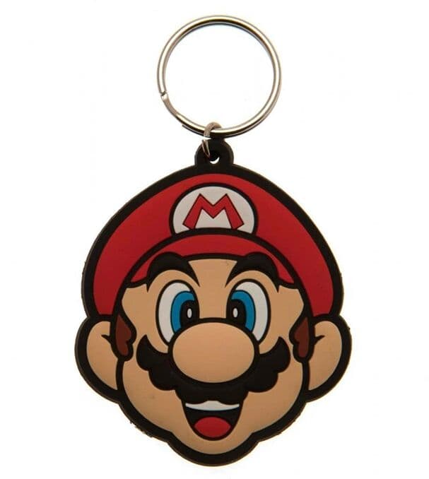 Egyéb ajándéktárgy Super Mario (Mario) gumi kulcstartó (RK38702C) Ajándéktárgyak