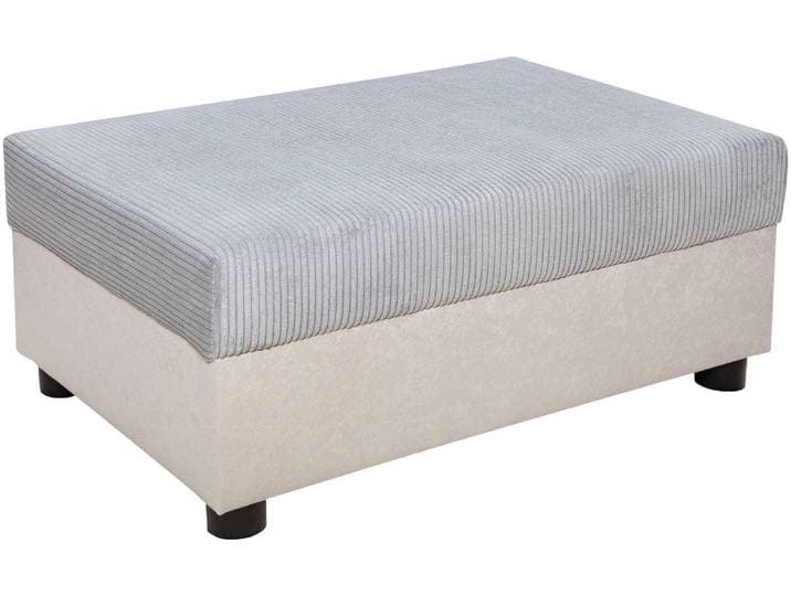 Hocker, Polyester, Hellgrau, 98×68 cm, Federkern, Frei Stellbar, COLLECTION AB