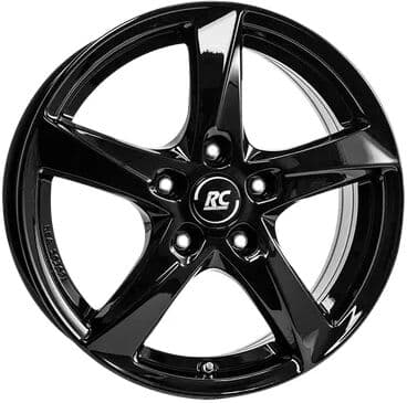 RC Design Rc30 Black Gloss 7.5x18 ET 35 5X114.3 Alufelge Schwarz