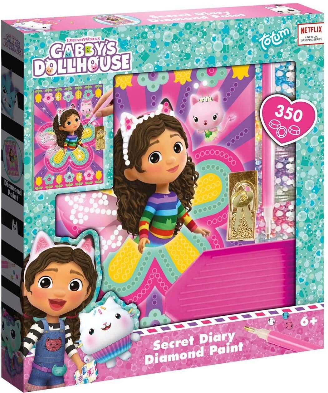 Totum: Gabby's Dollhouse - Diamond Paint Secret Diary (TT420502)