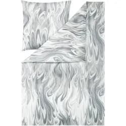 Bettwäsche KLAAS Mako-Jersey (BL 155x220 cm) - grau - BL 155x220 cm