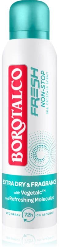 Borotalco Non-Stop Fresh Sea Crystals déodorant en spray 72h 150 ml
