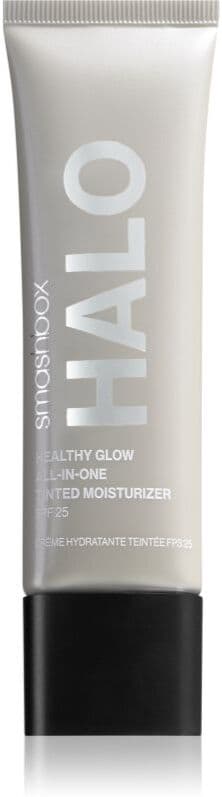 Smashbox Halo Healthy Glow All-in-One Tinted Moisturizer SPF 25 Mini ενυδατική κρέμα με χρώμα και αποτέλεσμα λάμψης SPF 25 απόχρωση Tan Dark 12 μλ