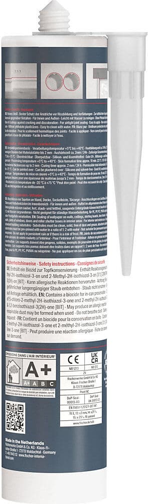 fischer Maleracryl Premium DMA, Inhalt 310 ml, ab 12 Stk, reinweiß