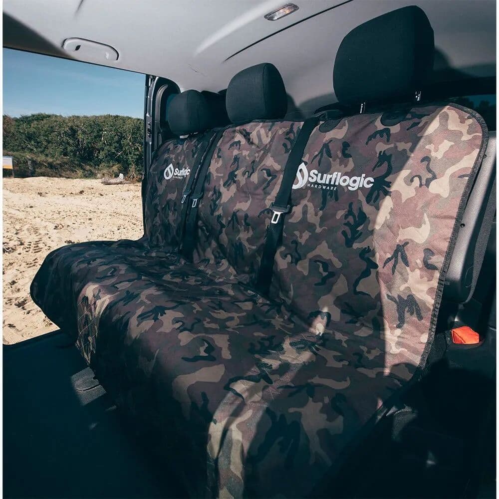 Surflogic Funda Impermeable Para Asiento De Coche Doble Universal Camo One Size