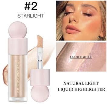 Inspired Finds LumiSculpt Liquid Highlighter Bronzer 4 Shade Liquid Contour Highlighter For Radiant Glow And Face SculptingMAK starlight