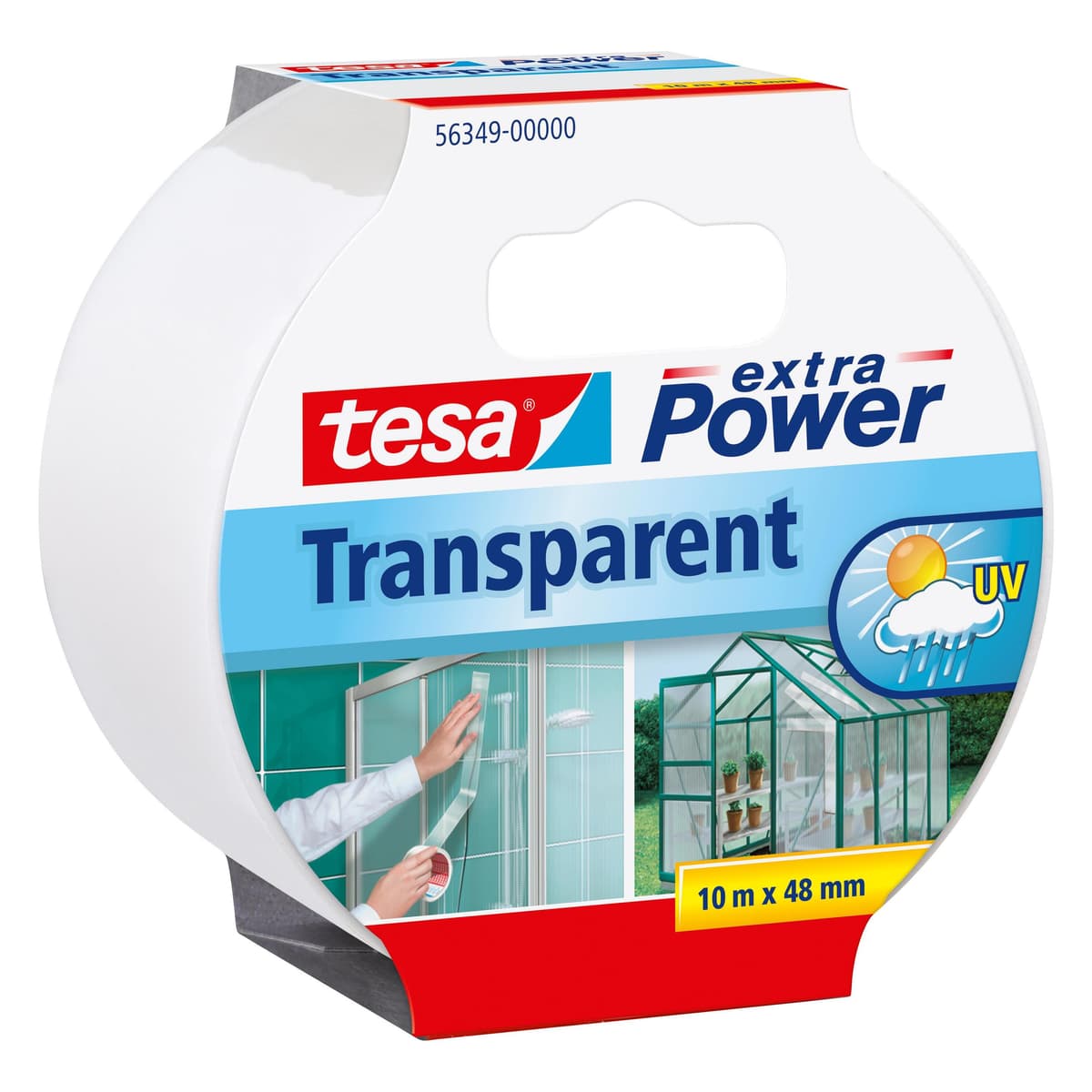 tesa EXTRA POWER Reparaturband, transparent (48 mm) (56349-00000-04)