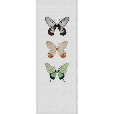 Fototapete LIVING WALLS "Walls by Patel Buzz Panels 2", grau, B:1m L:2,7m, Vlies, Tapeten, Vlies, Wand, Schräge