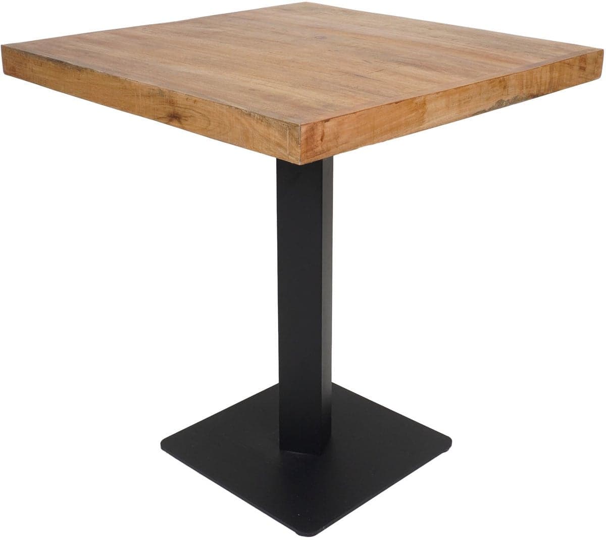 Home67 Horeca Eettafel van Mangohout, Vierkant, 70 x 70 cm