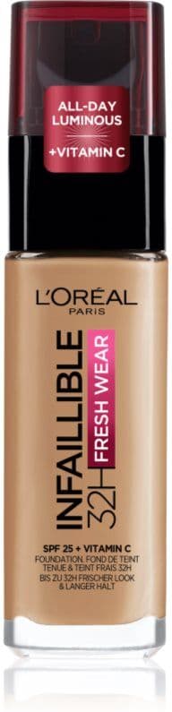 L’Oréal Paris Infaillible 32H Fresh Wear μακράς διαρκείας ρευστό μεικ απ απόχρωση 235 Honey 30 ml