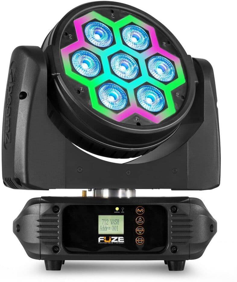 Cabeza Móvil LED 7x 12W DMX RGBW (FUZE712) - beamZ
