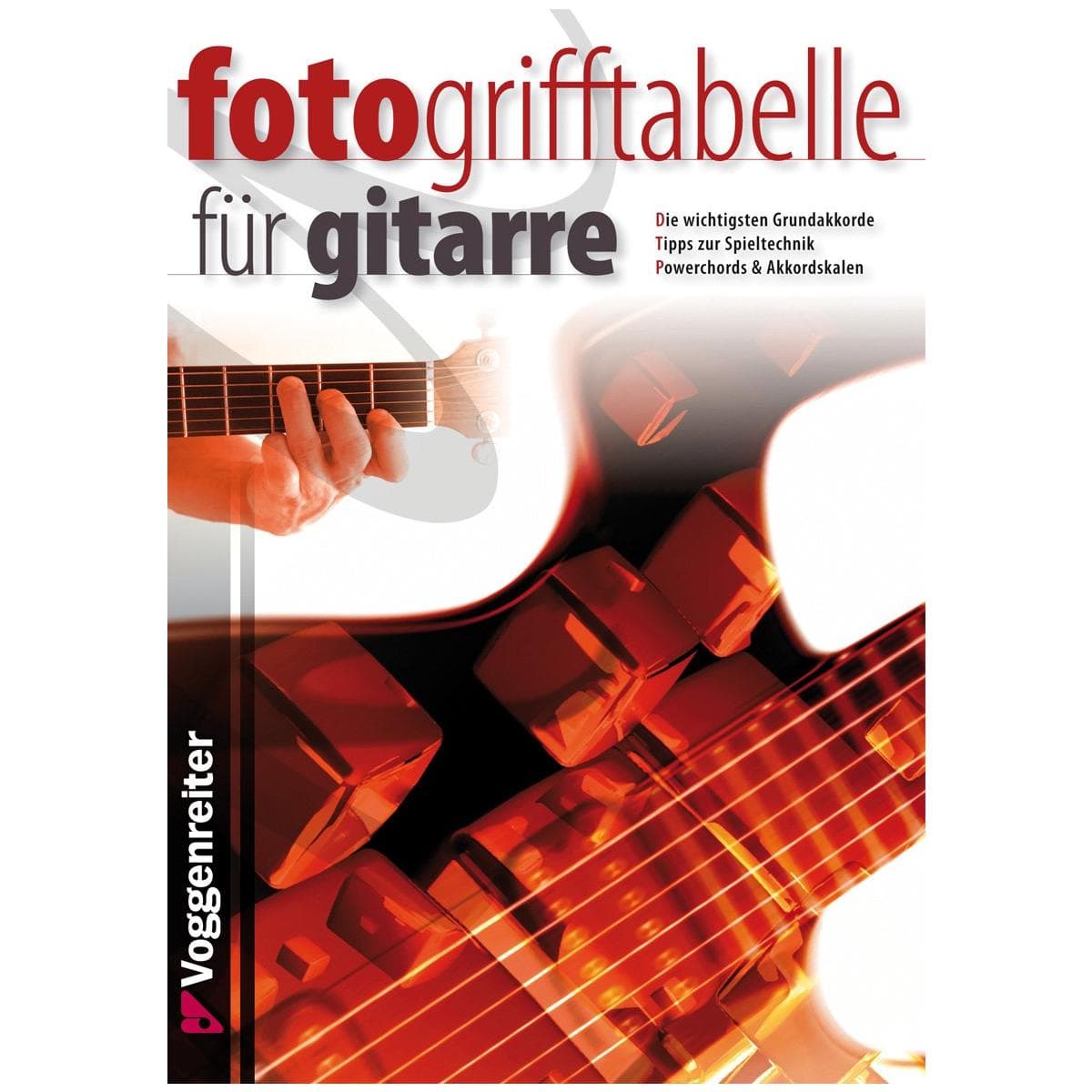 Fotogrifftabelle für Gitarre