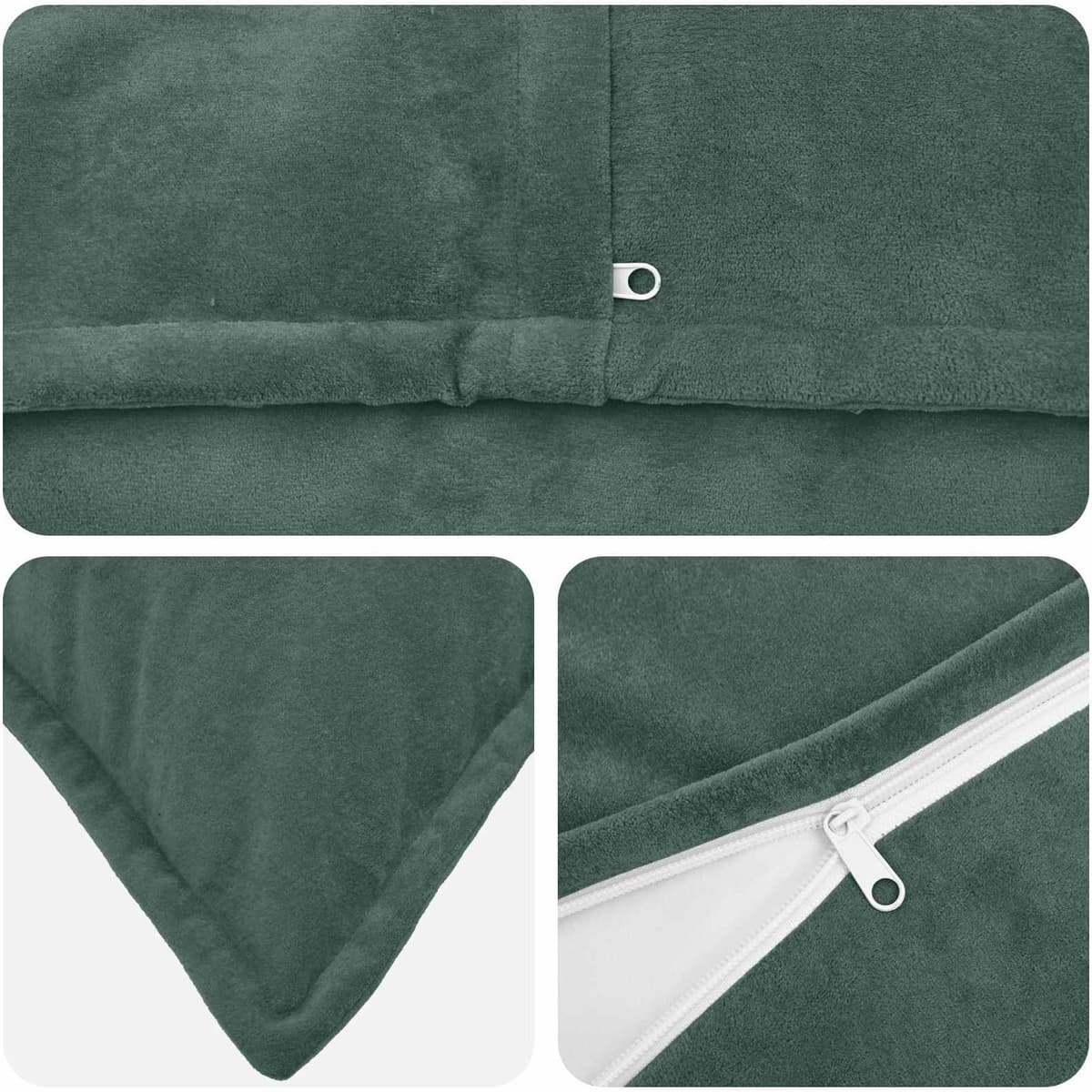 vidaXL Housse de coussin 6 pcs HOUTEN Bleu marine 50 x 70 cm