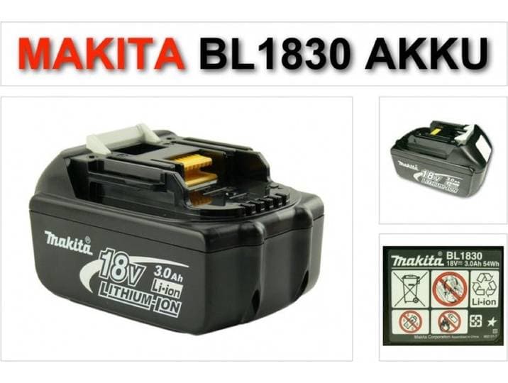MAKITA Accu BL1830 - Li-On - 18 V - 3.0 Ah
