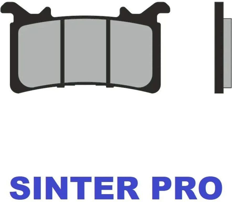 Brenta Moto Pastillas De Freno Sinterizadas Pro 7233 Black / Silver One Size